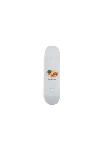 Supreme Chicken Dinner Skateboard Deck White