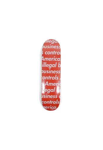 Supreme Illegal Business Skateboard Deck Red