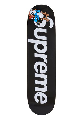 Supreme Smurfs Skateboard Black