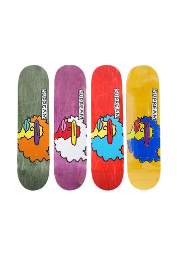 Supreme Gonz Ramm Skateboard Deck Green/Purple/Red/Yellow Set