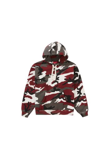 Supreme Small Box Drawcord Hooded Sweatshirt Red Camo