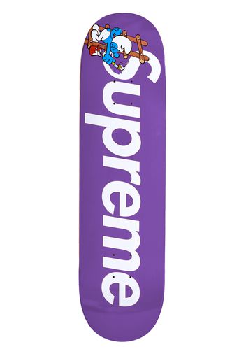 Supreme Smurfs Skateboard Purple