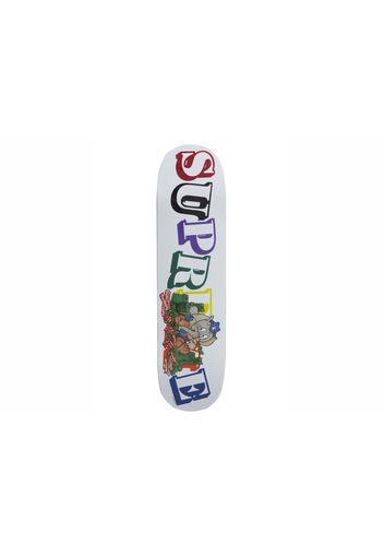 Supreme Elephant Skateboard Deck White