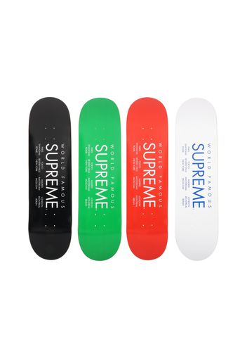 Supreme International Skateboard Deck Black/Green/Red/White Set