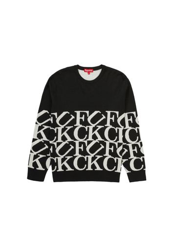 Supreme Fuck Sweater Black