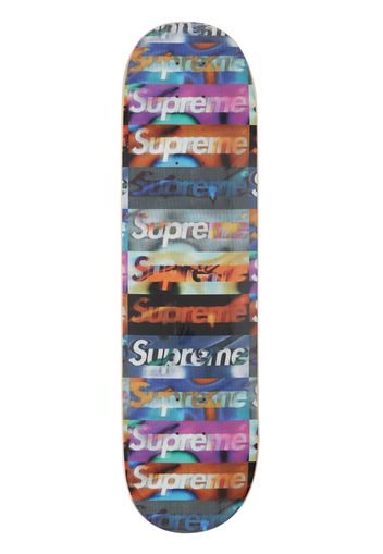 Supreme Distorted Logo Skateboard Deck Black