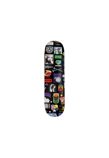 Supreme Stickers Skateboard Deck Black