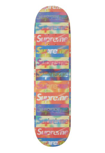 Supreme Distorted Logo Skateboard Deck Yellow