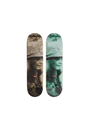 Supreme Is Love Skateboard Deck Stone/Teal Set