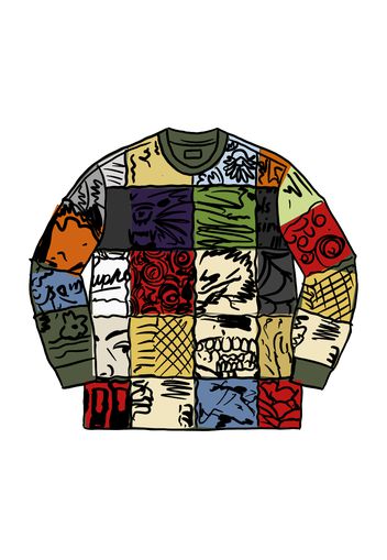 Supreme Mosaic Patchwork L/S Top Multicolor