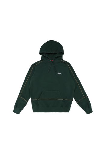 Supreme Piping Hooded Sweatshirt Dark Green