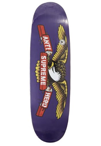 Supreme ANTIHERO Curbs Skateboard Deck Purple