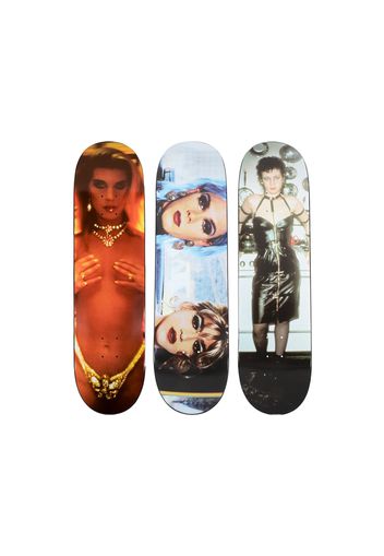 Supreme Nan Goldin Kim in Rhinestones & Misty Paulette & Nan as a Dominatrix Skateboard Deck Multi Set