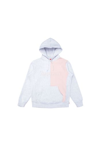 Supreme Split Old English Hooded Sweatshirt Ash Grey