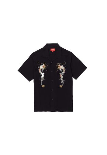 Supreme Dragon Rayon Shirt Black