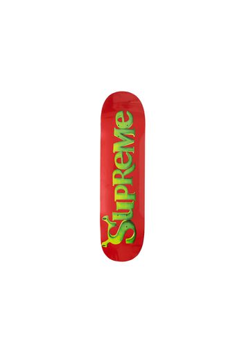 Supreme Shrek Skateboard Deck Red