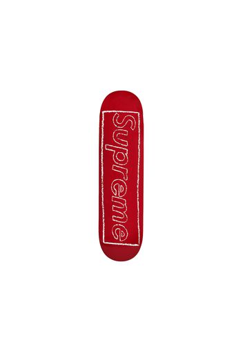 Supreme KAWS Chalk Logo Skateboard Deck Red