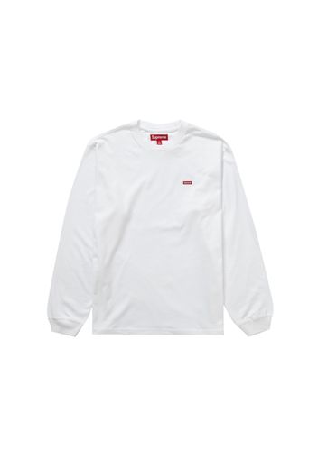 Supreme Small Box L/S Tee White