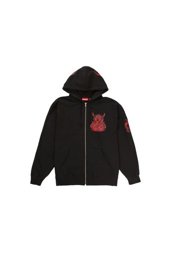 Supreme Demon Zip Up Hooded Sweatshirt Black