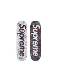 Supreme Airbrushed Floral Skateboard Deck Black/White Set