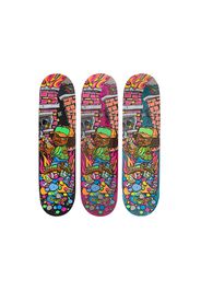 Supreme Molotov Kid Skateboard Deck Black/Pink/Teak Set