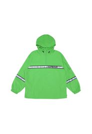 Supreme Reflective Taping Hooded Pullover Green