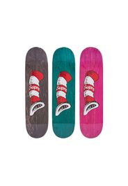 Supreme Cat in the Hat Skateboard Deck Black/Green/Pink Set