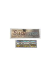 Supreme Holographic Foil Box Logo Sticker Set