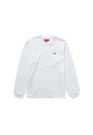 Supreme Small Box L/S Tee White