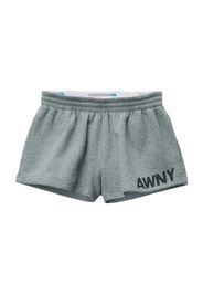 Women's T by Alexander Wang Graphic Running Shorts in Grey