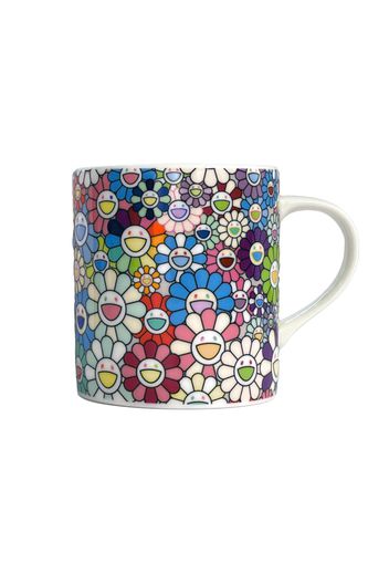 Takashi Murakami Flower All Over Mug White Multi