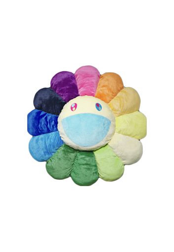 Takashi Murakami KK Flower Plush 60CM Rainbow/White