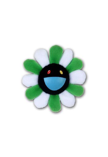 Takashi Murakami Flower Plush Pin Green/White