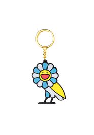 Takashi Murakami x OVO Keychain White