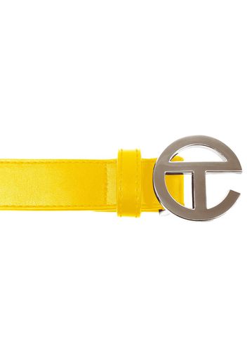 Telfar Logo Belt Yellow