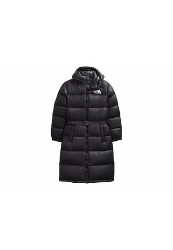 The North Face Womens Nuptse Belted Long Parka TNF Black