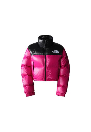 The North Face Women's Nuptse Short Jacket Fuchsia Pink