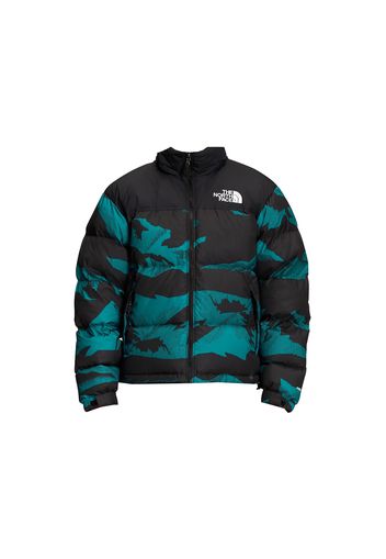 The North Face 1996 Retro Nuptse 700 Fill Packable Jacket Harbor Blue/Linear Mountain Print