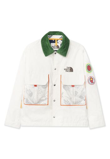 The North Face x Brain Dead 76 Oversized Mountain Chore Coat Vintage White