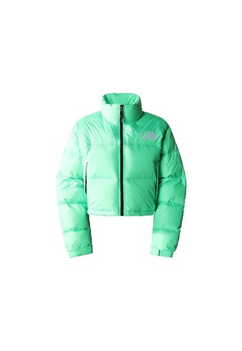 The North Face Women's Nuptse Short Jacket Chlorophyll Green
