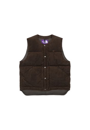 The North Face Purple Label Corduroy Down Vest Brown