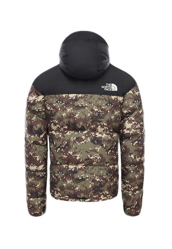 The North Face 1996 Retro Nuptse Packable Jacket Burnt Olive Green UX Digi Camo Print