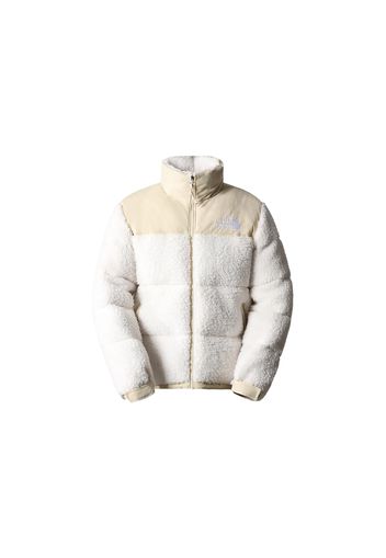 The North Face High Pile 600 Fill Recycled Waterfowl Down Nuptse Jacket Gardenia White-Gravel