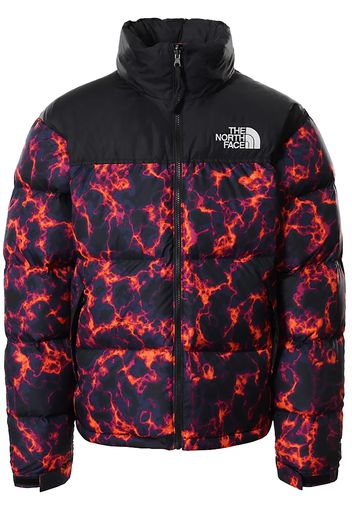 The North Face 1996 Printed Retro Nuptse 700 Fill Packable Jacket TNF Black Marble Camo Print