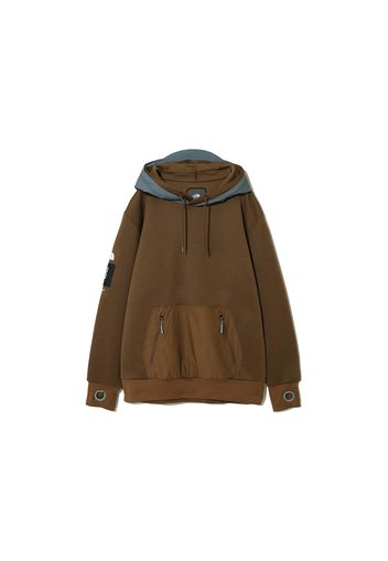 The North Face x Undercover Soukuu Dotknit Double Hoodie Sepia Brown/Concrete Grey