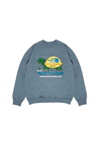 The North Face x Online Ceramics Regrind Crew Sweatshirt Blue