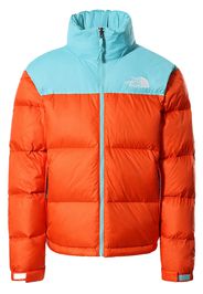 The North Face 1996 Retro Nuptse 700 Fill Packable Jacket Red Orange-Transantarctic Blue