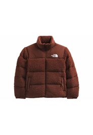 The North Face High Pile 600 Fill Recycled Waterfowl Down Nuptse Jacket Dark Oak