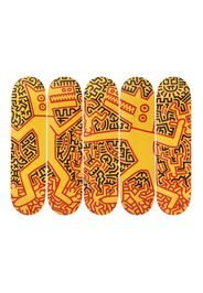 The Skateroom Keith Haring - Monsters Collectible Skate Deck Yellow