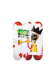 The Skateroom Jean-Michel Basquiat - Trumpet Collectible Skate Deck White/Red